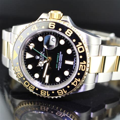 rolex gmt master 2 acciaio oro usato